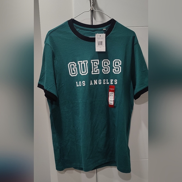 Guess shirt Los Angeles green M - Picture 1 of 6